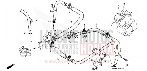WASSERROHR (VT1100CS/CT) VT1100CS de 1995